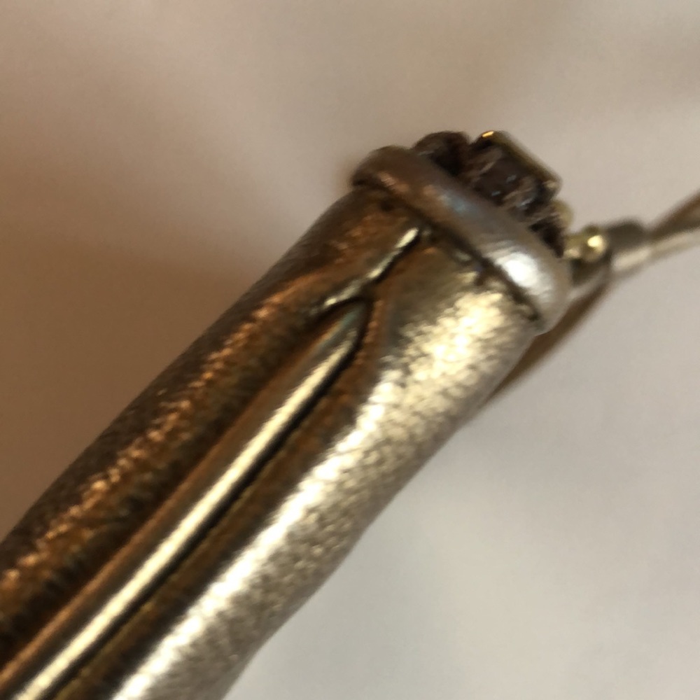 Coach Gold Coach Wristlet Metallic Coach Wristlet Gold Leather Coach Wristlet - Picture 14 of 16